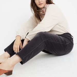 NEW Madewell Black The Mom Jeans